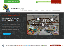 Tablet Screenshot of harvestimefoods.com